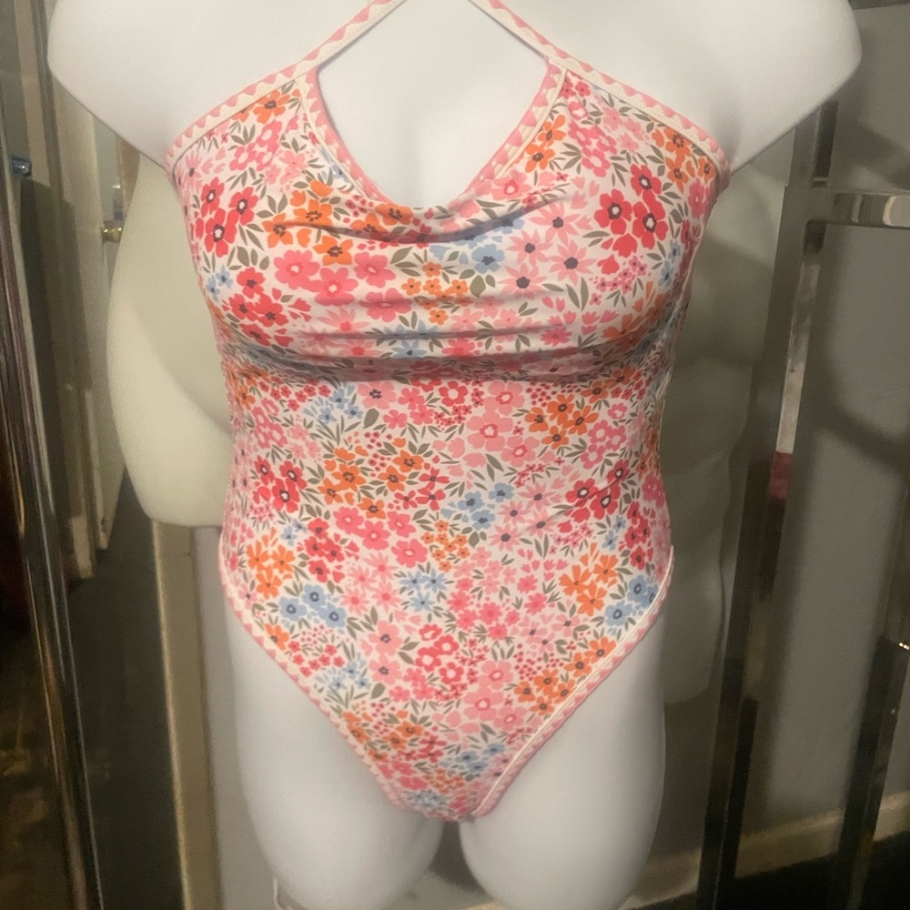 Floral Women's One-Piece Swimsuit